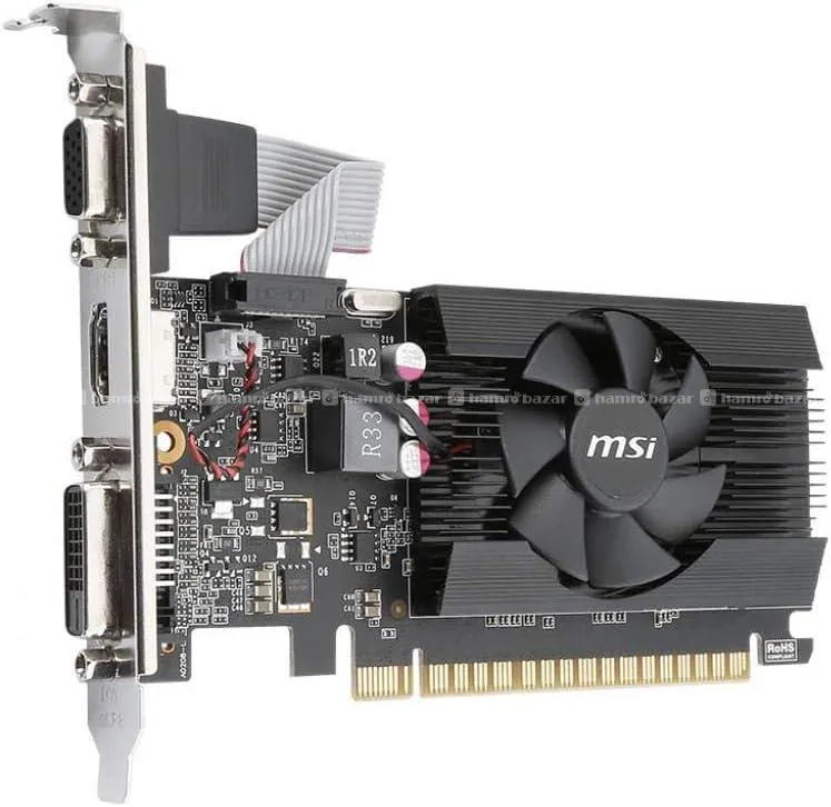 msi Gaming GeForce GT 710, Graphics Card 2gb 3
