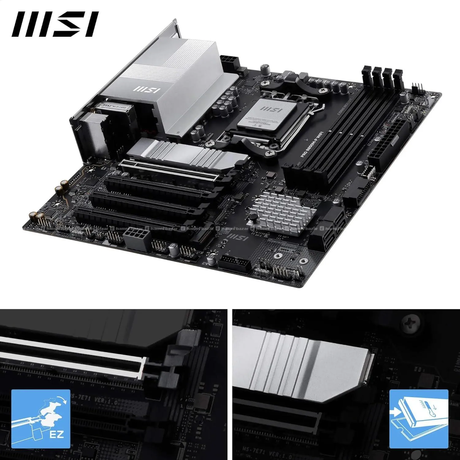 MSI PRO B850M-P WiFi Motherboard 7