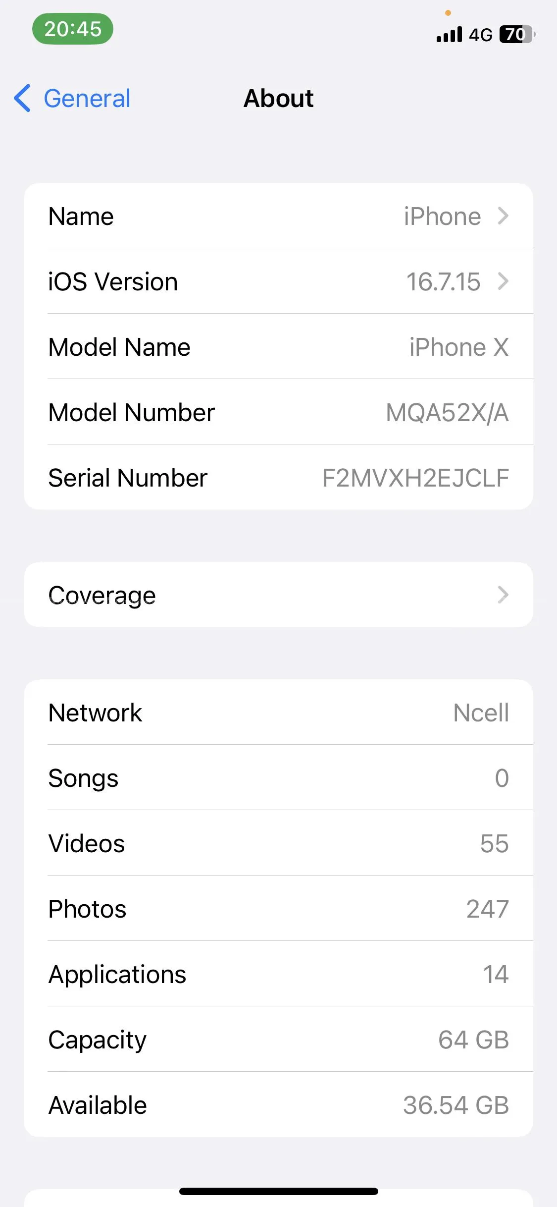 iphone x 64gb 3