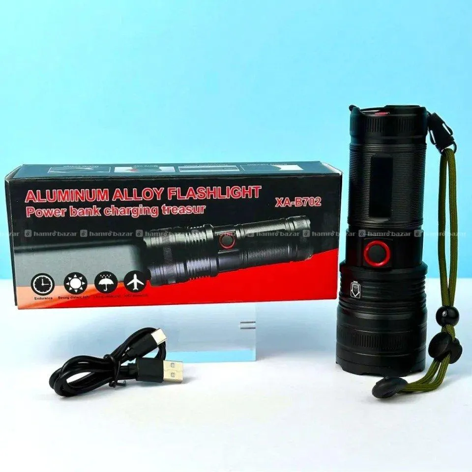 Flashlight power bank charging treasure xa-b702. 2
