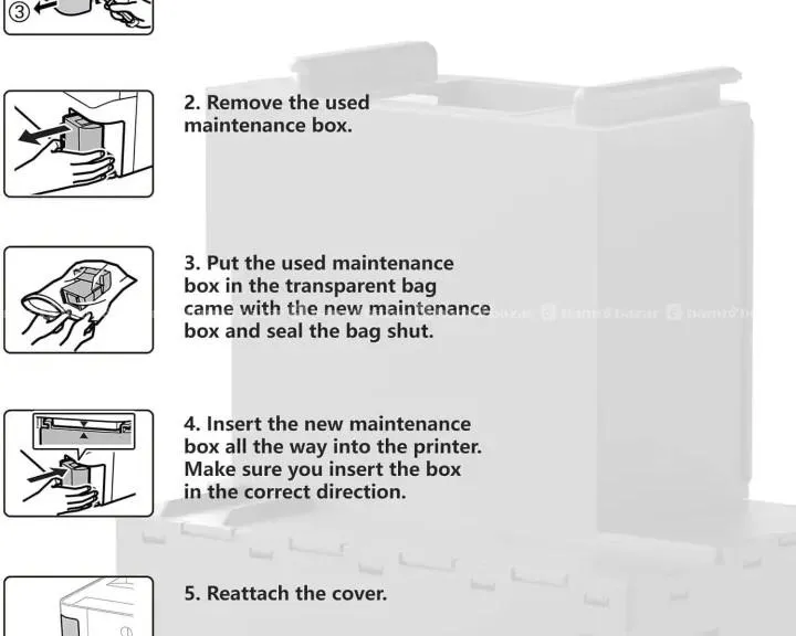 T04D1 Maintenance Box | Compatible with Epson Printers ET-3750 ET-4850, 4750 ET-4760 ET-3850 3