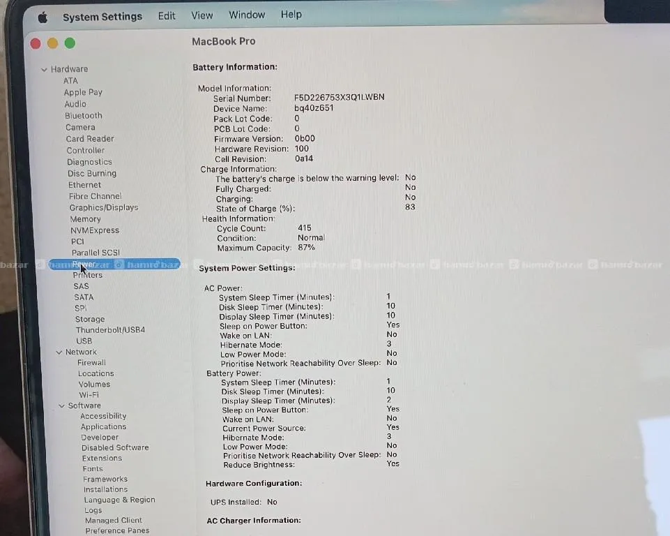 MacBook M1 pro 2021 16 inch 16/512 5