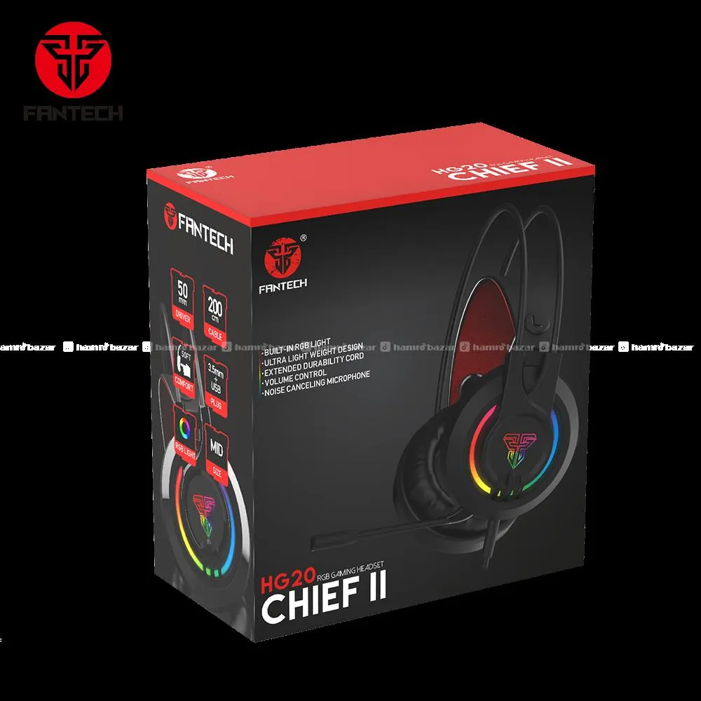 Fantech HG20 Chief II RGB Gaming Headset 4