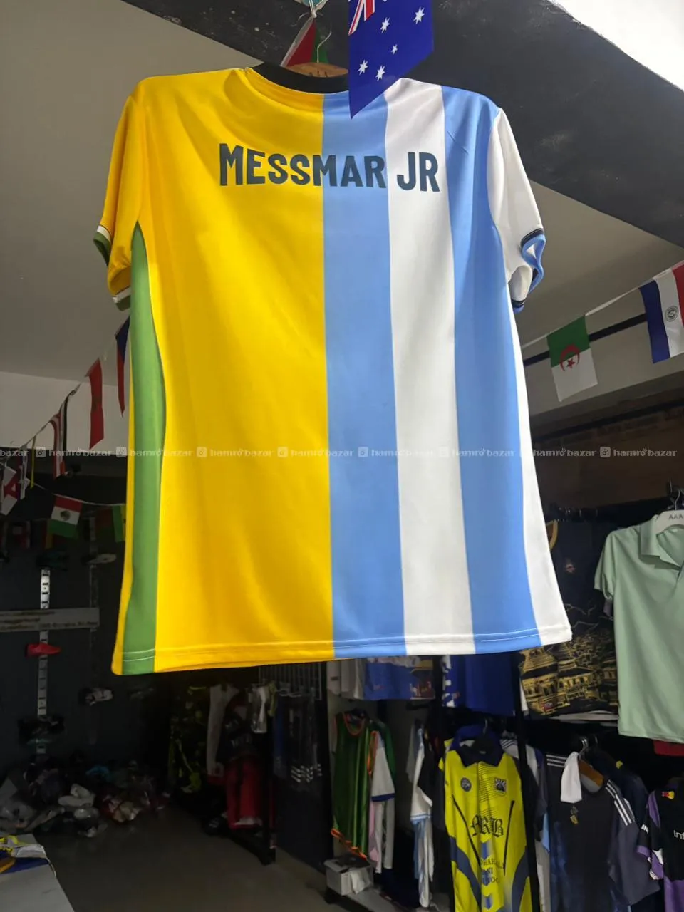 Messmar JR Argentina Brazil Messi Neymar Jersey 2