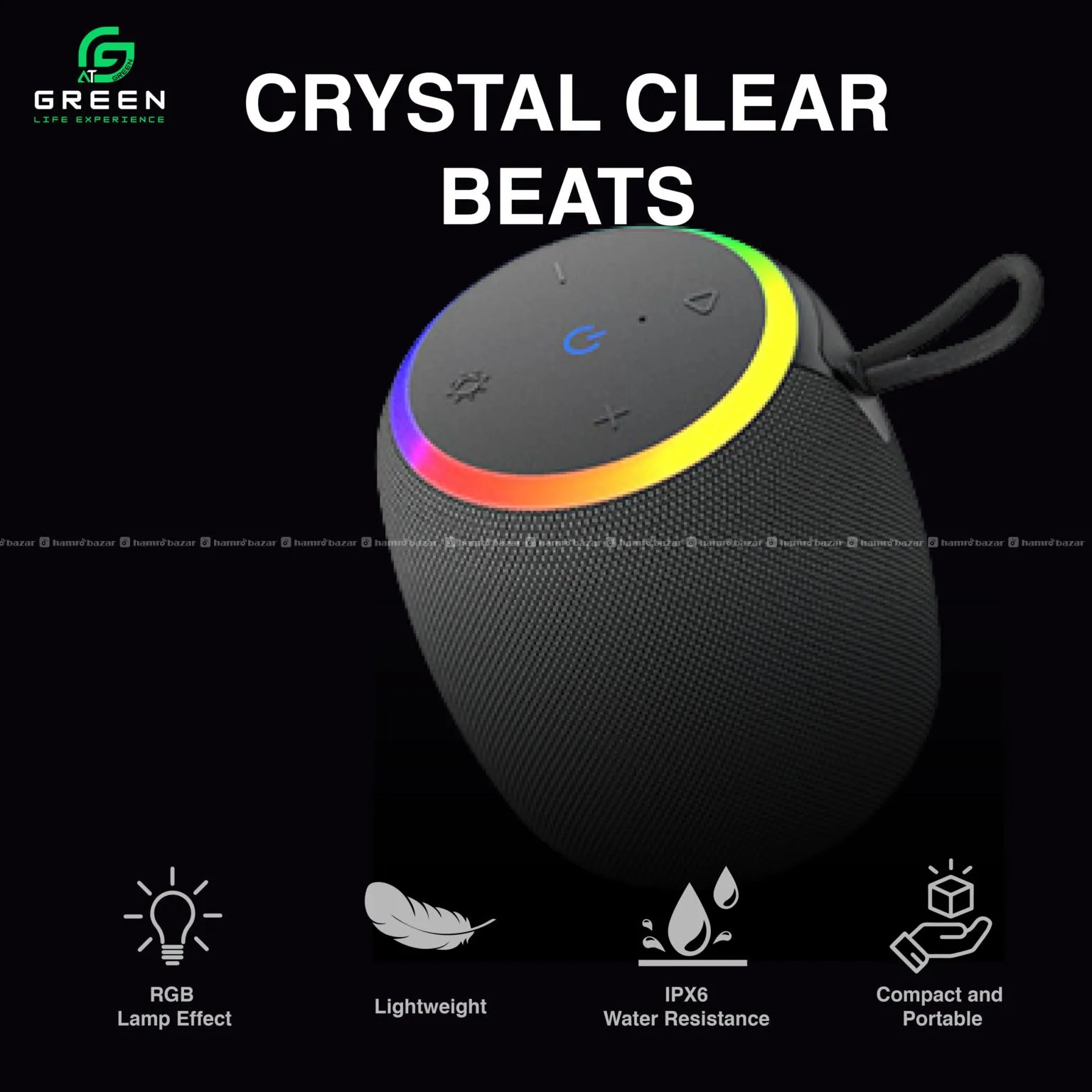 Green melody 15 pro wireless speaker 3