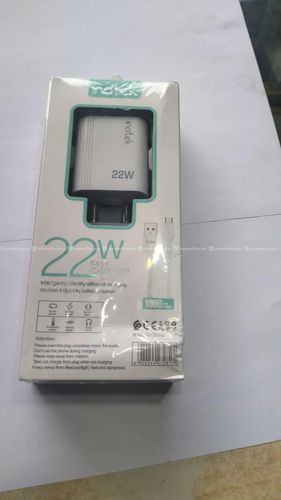 Inotek 22W Super Fast Charger usb to type B 3