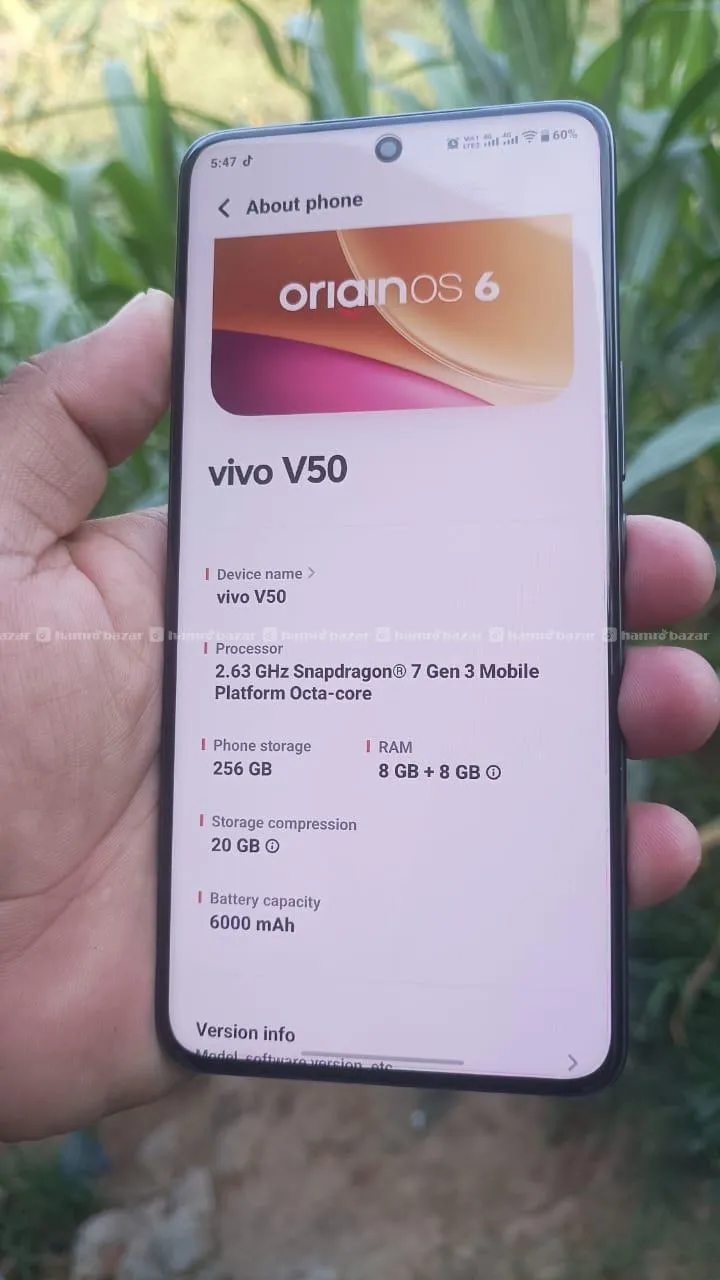 Vivo V50 brand new 8/256 Non opened Dual 5g 3