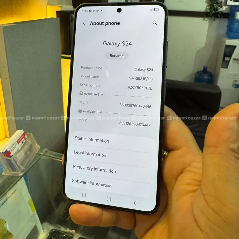 Samsung S24 8/128GB Genune Set Cosd Nep ctcmall 
W 3