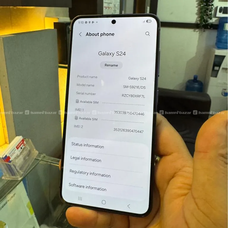 Samsung S24 8/128GB Genune Set Cosd Nep ctcmall 
W 3
