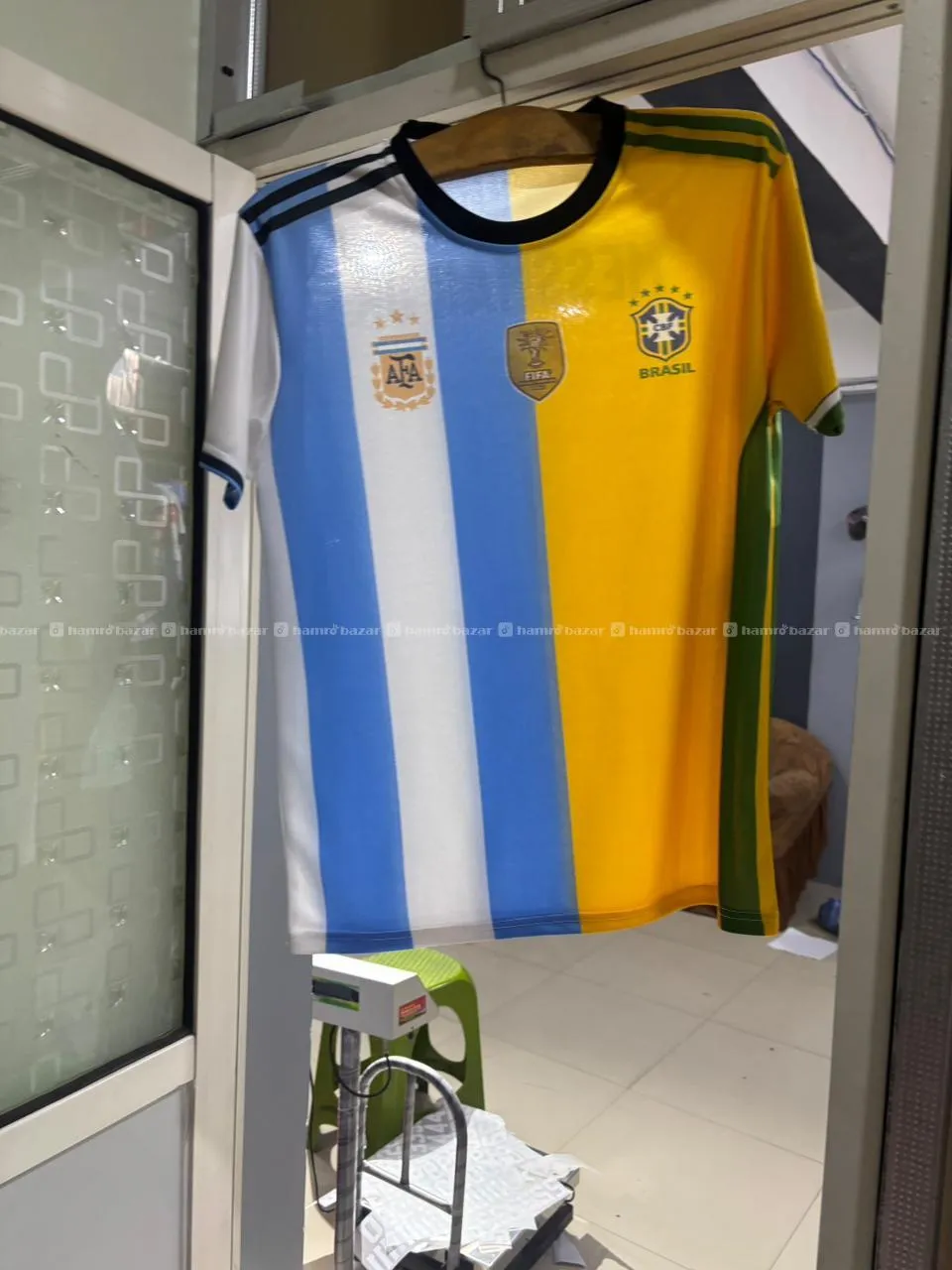 Messmar JR Argentina Brazil Messi Neymar Jersey 3