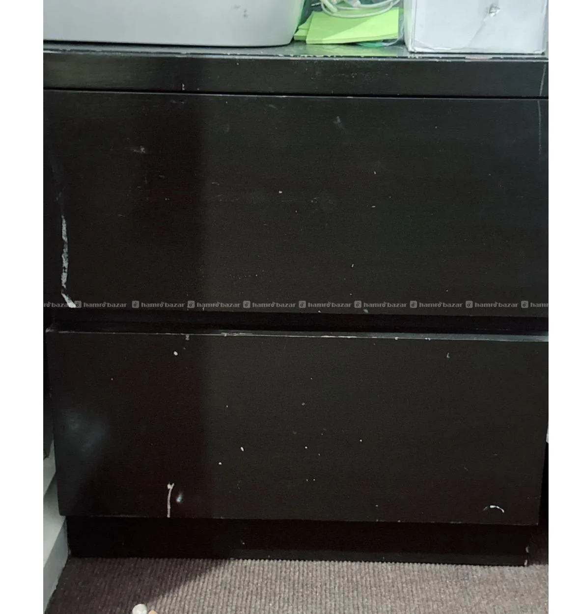 Bed with night stand 2