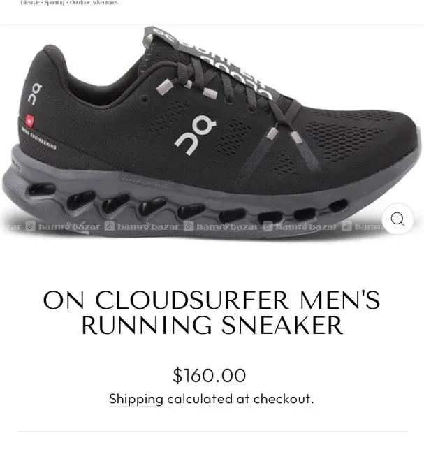 ON CLOUD SURFER RUNNING SHOES 7