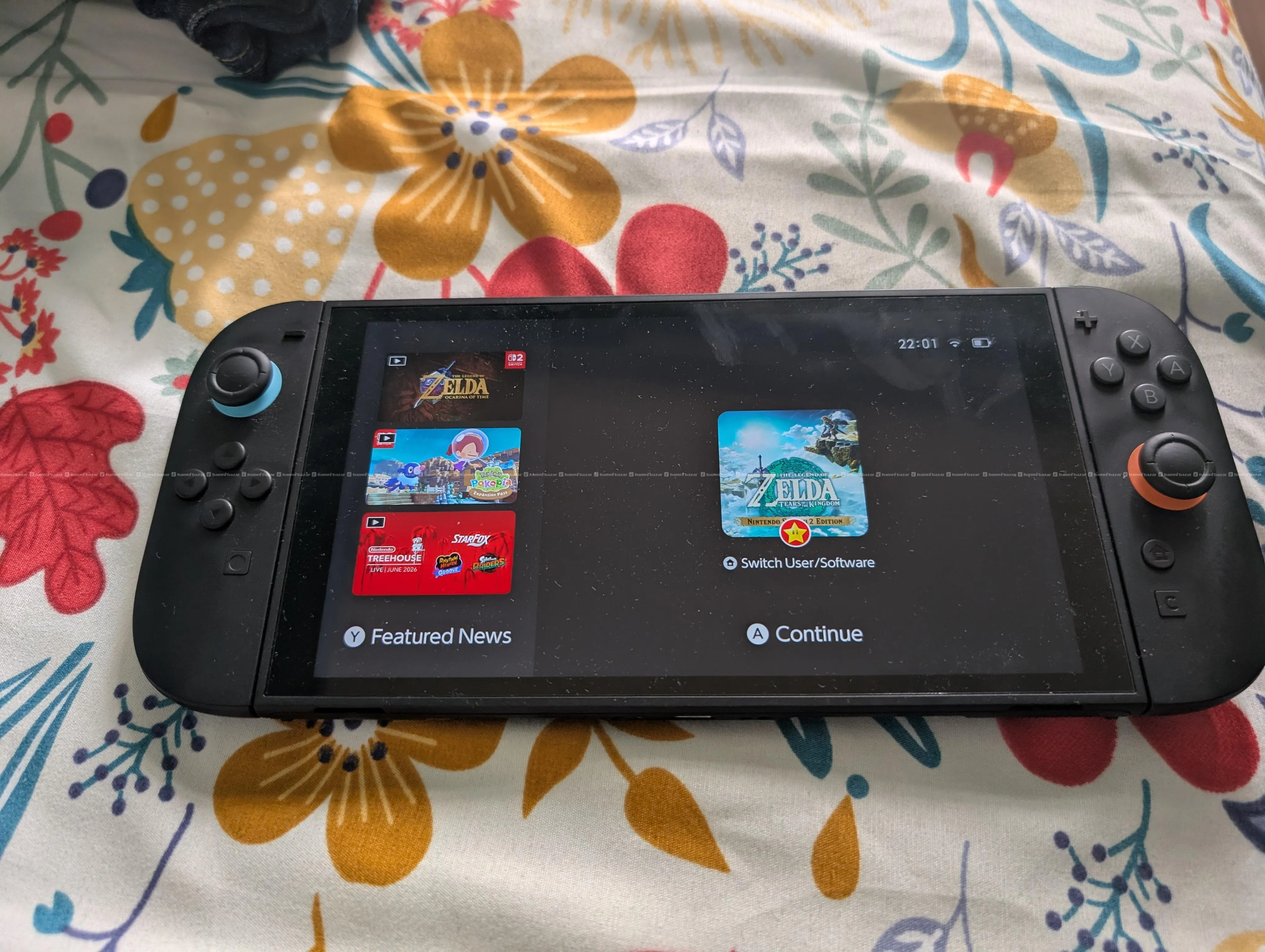Nintendo switch 2 with totk zelda 3