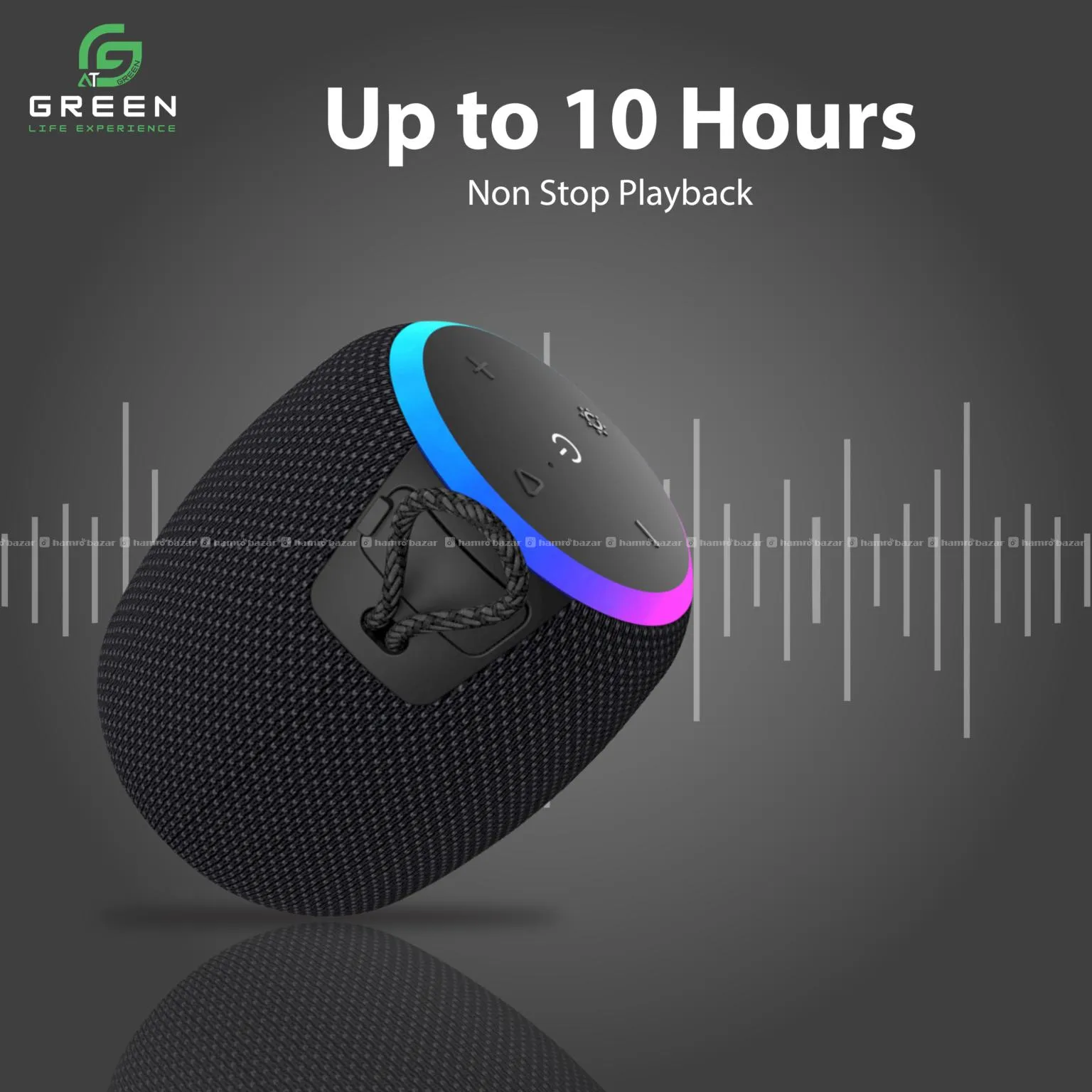 Green melody 15 pro wireless speaker 2