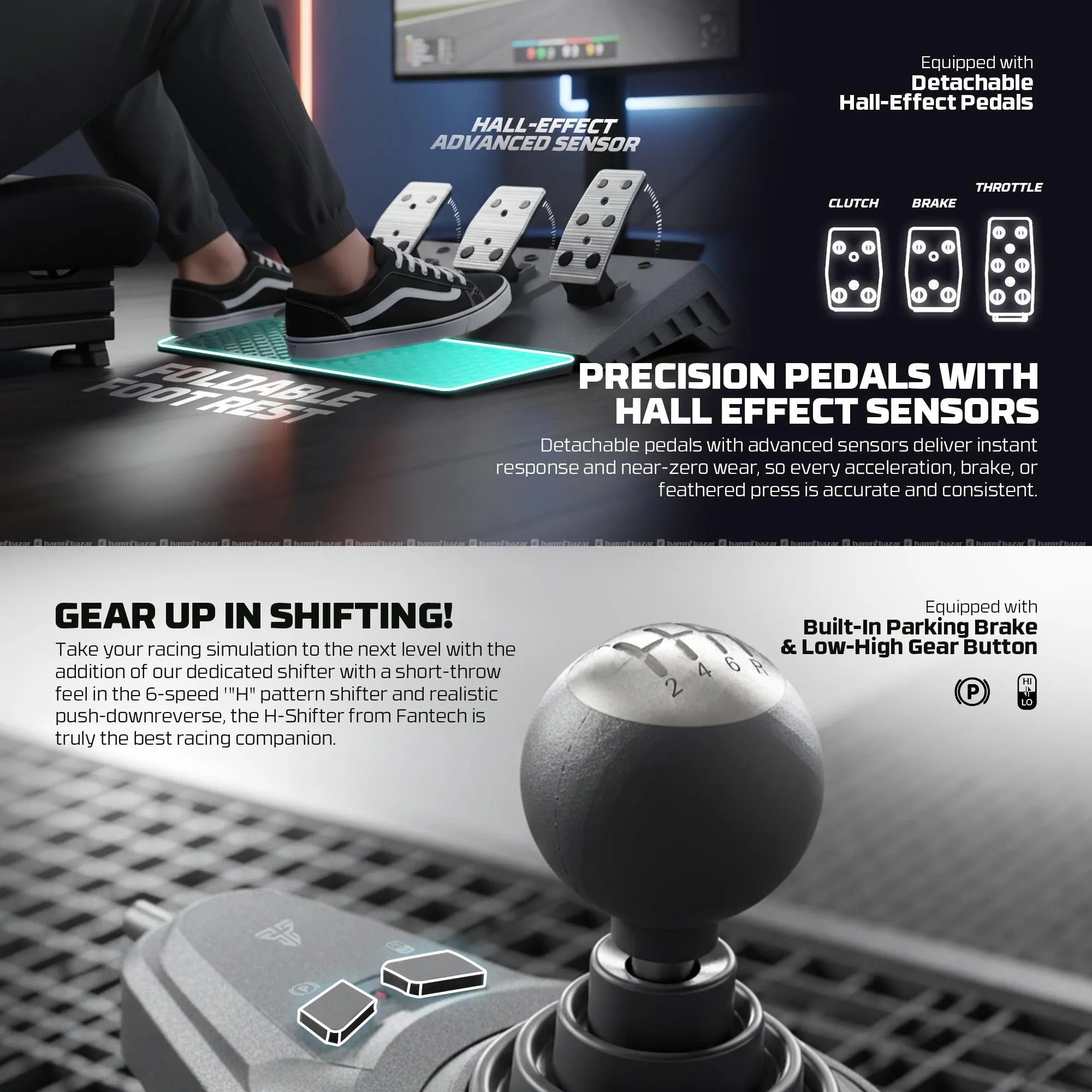 Fantech R1V2 Racing Wheel For PC/Playstation 4