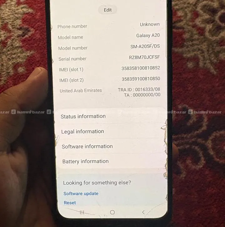 Samsung Galaxy A20 3