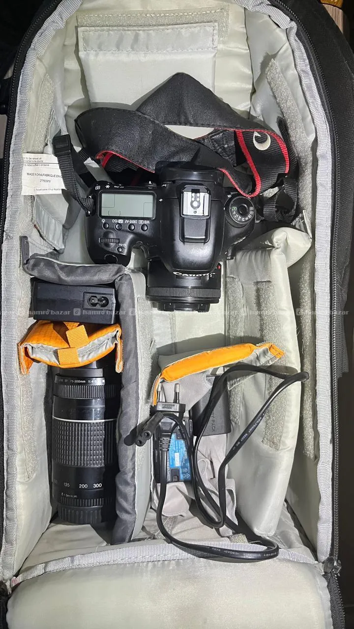 Canon EOS 7D Mark II FullKit, 2lens,2batteries,bag 5