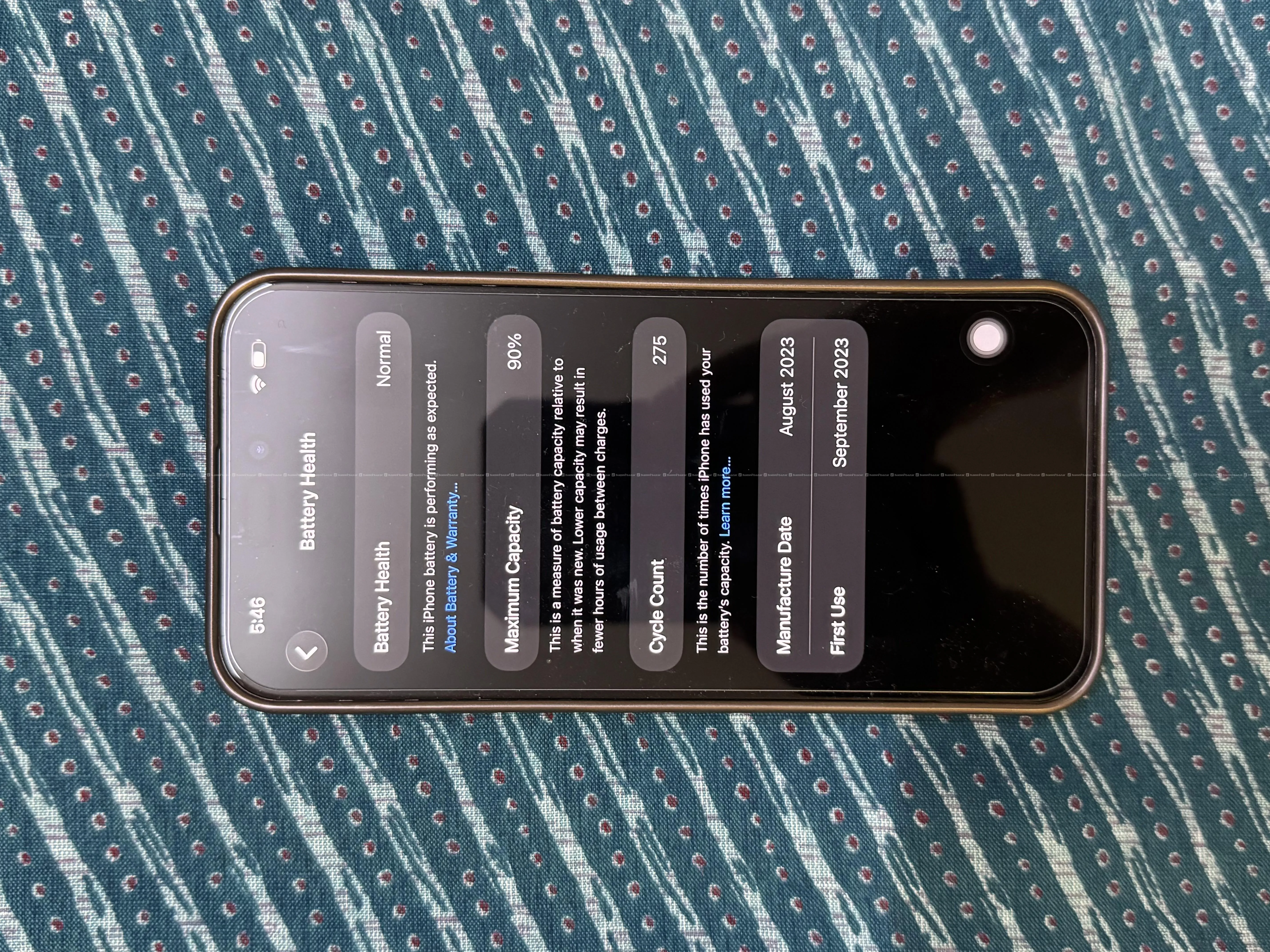 iPhone 15 Pro Max 512 GB Blue Titanium US Model 2