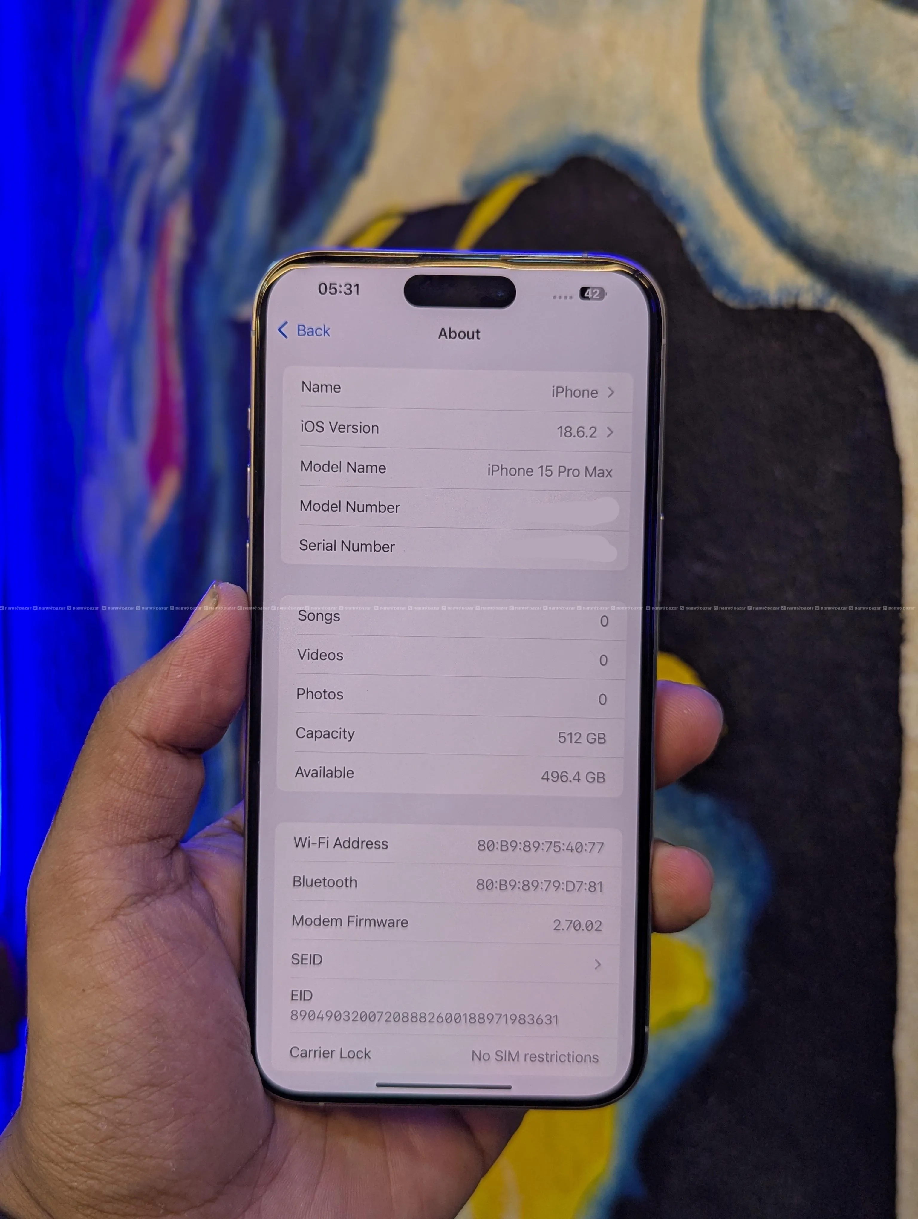 Iphone 15 Pro Max 91%, 512Gb With Accessories 3