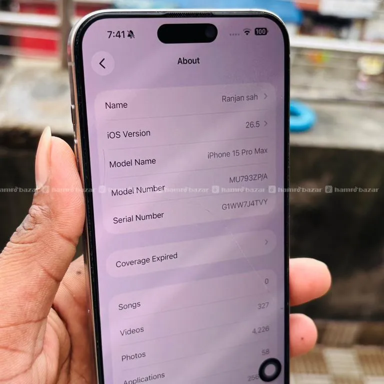 Iphone 15 Pro Max 256 GB Urjent Sell Price 115k 4