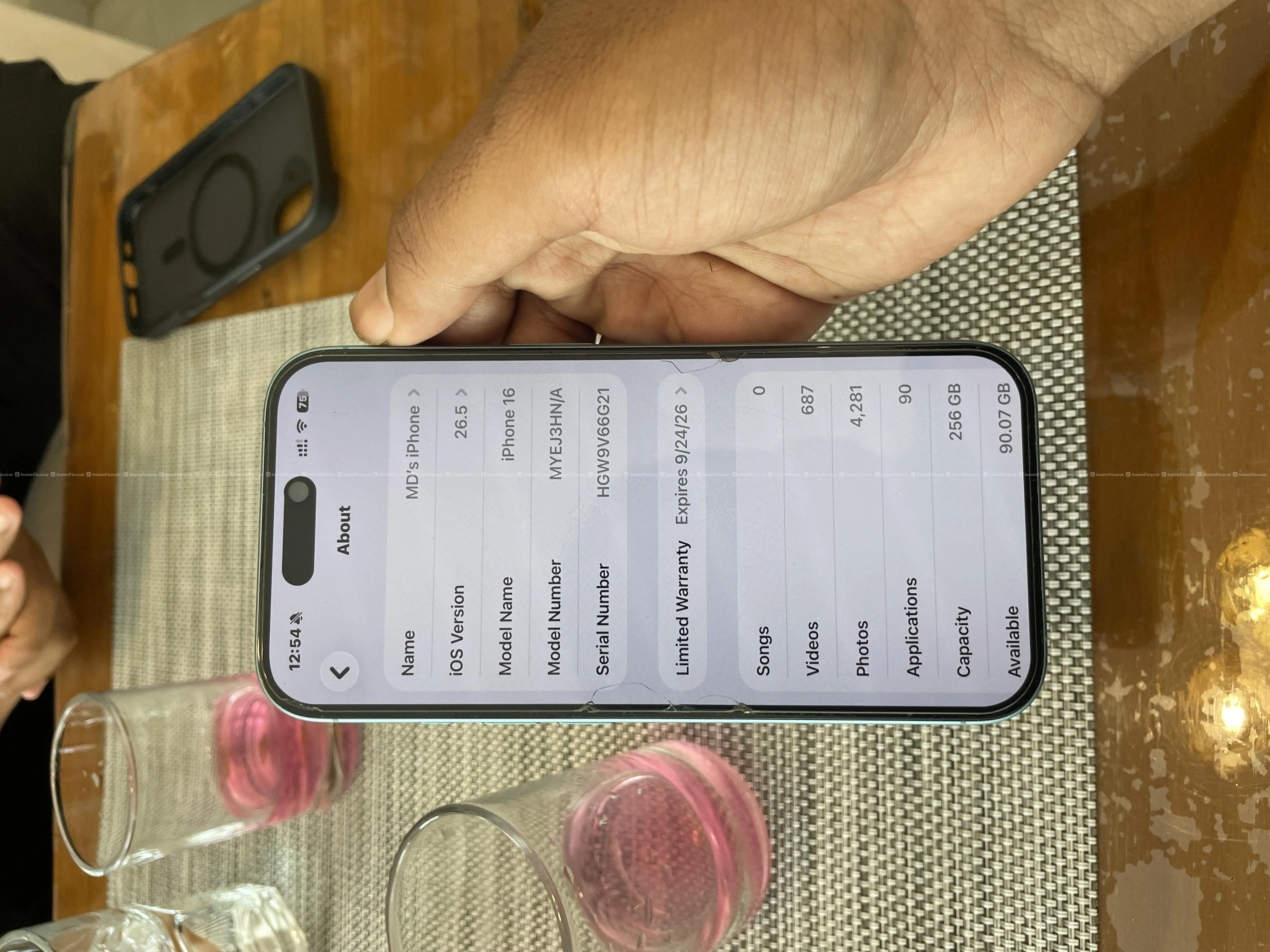 iphone 16 256gb green 99% battery health 4