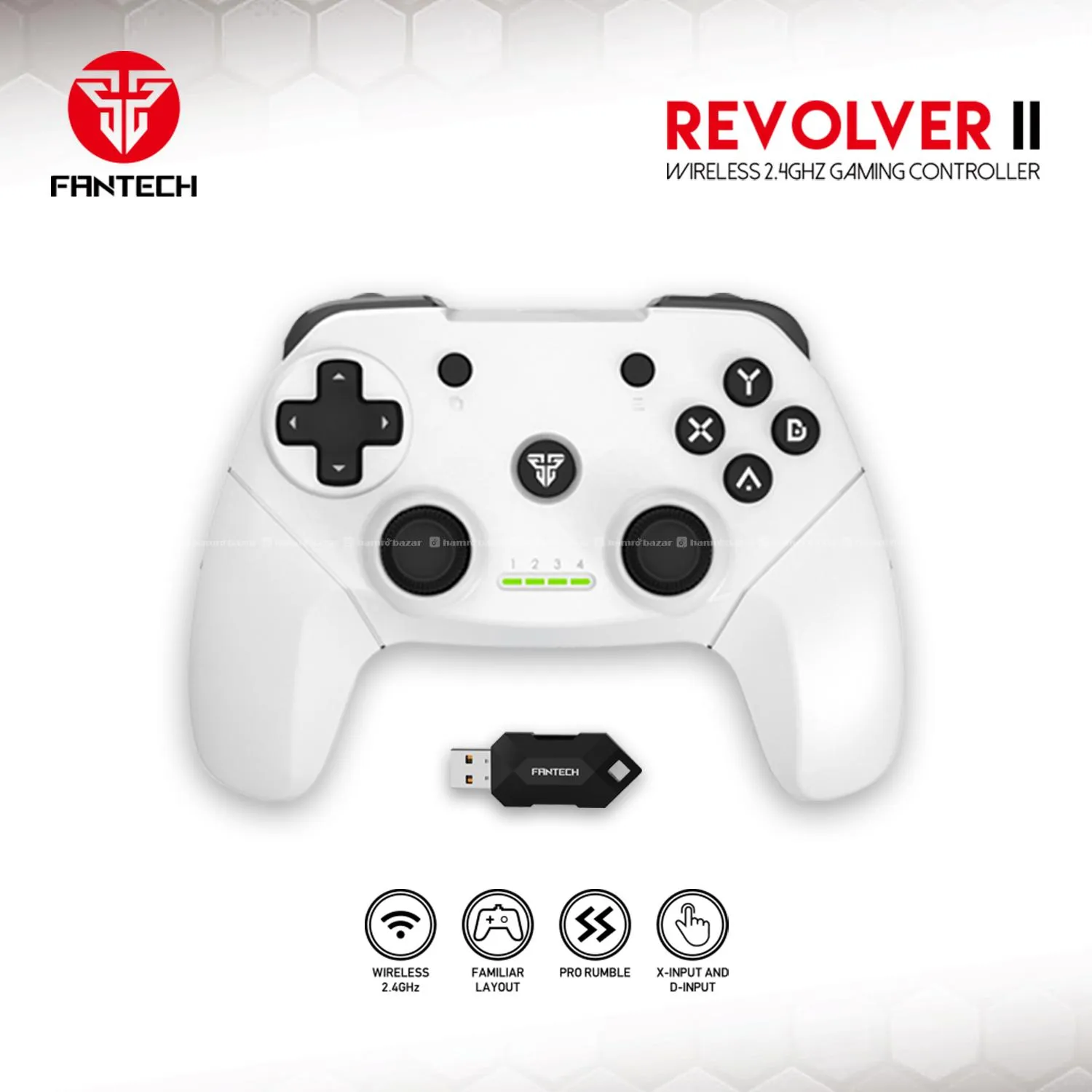 Fantech Wgp12 Wireless Gaming Controller For Pc 4