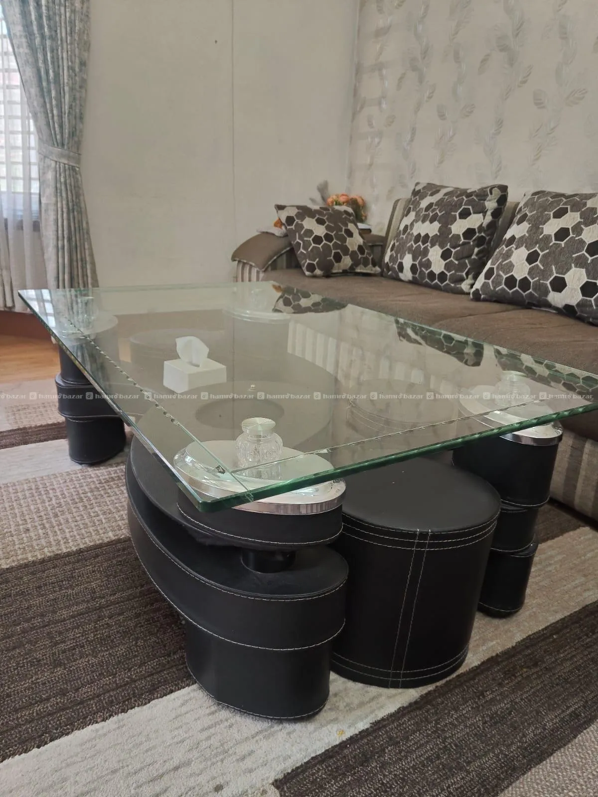Sofa and Tea Table Set 7 Seater 2