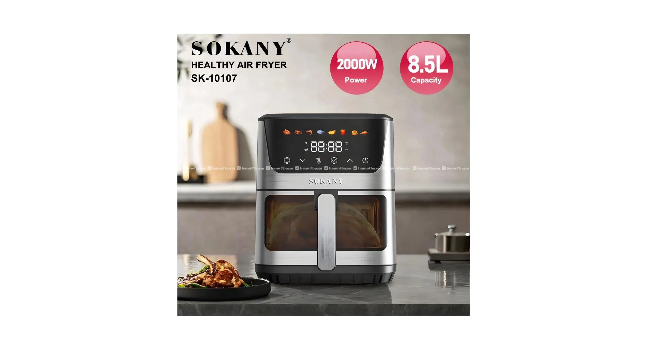 Sokany AirFryer 8.5L (SK 10107) sokany air fryer 1
