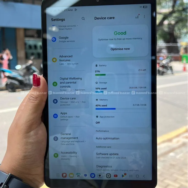 3months Used Samsung A9tab (8/128) 4
