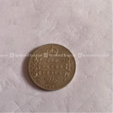 One Rupee India  1906 2