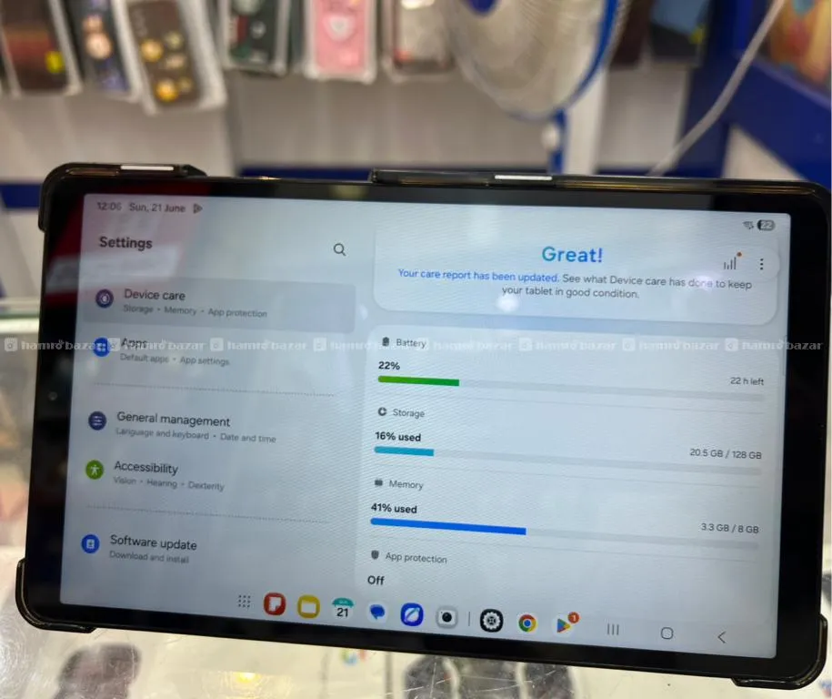 3months Used Samsung A9tab (8/128) 5
