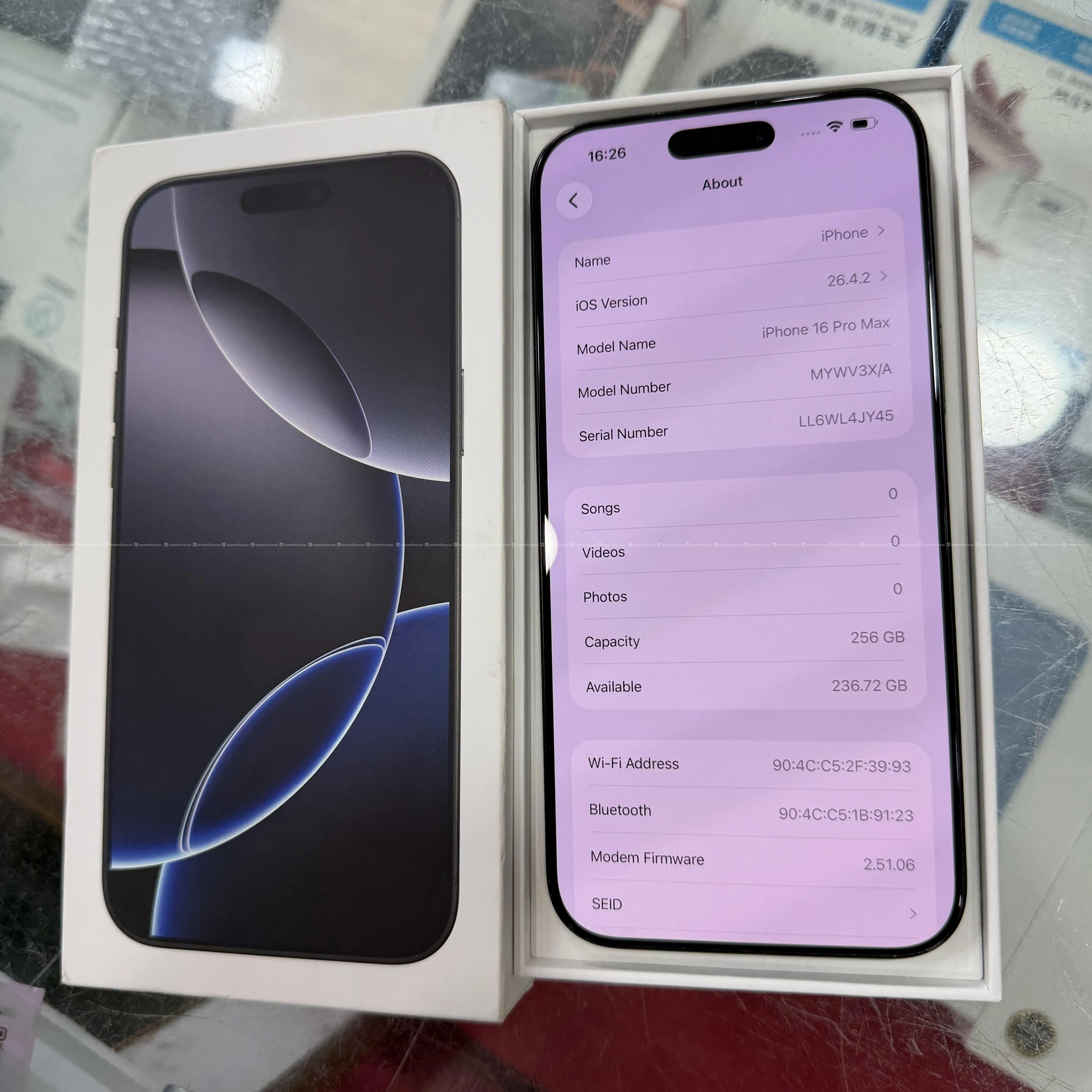 iPhone 16 Pro Max - 256GB - With Box 4