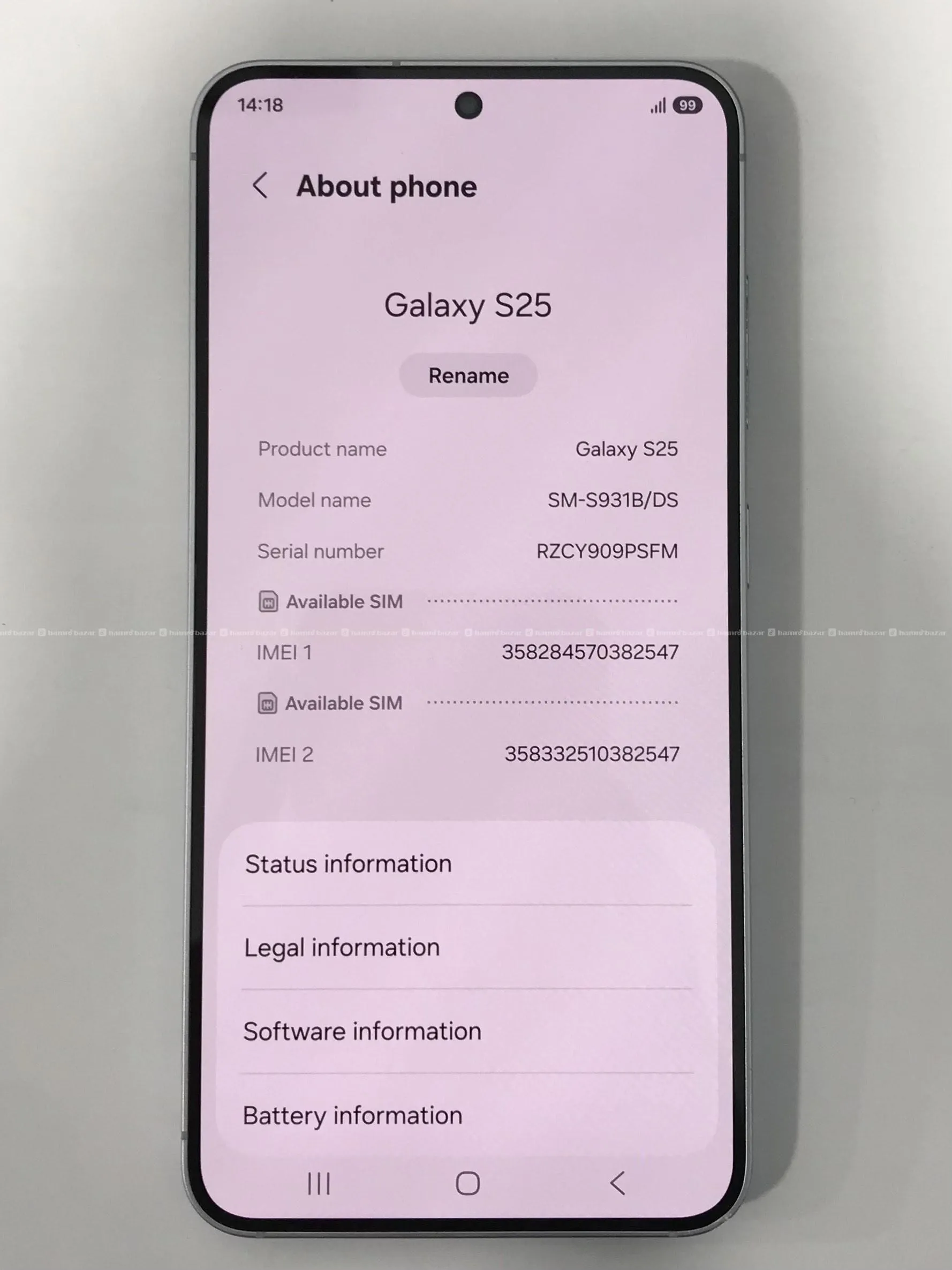 Galaxy S25    ( p6020 ) 2
