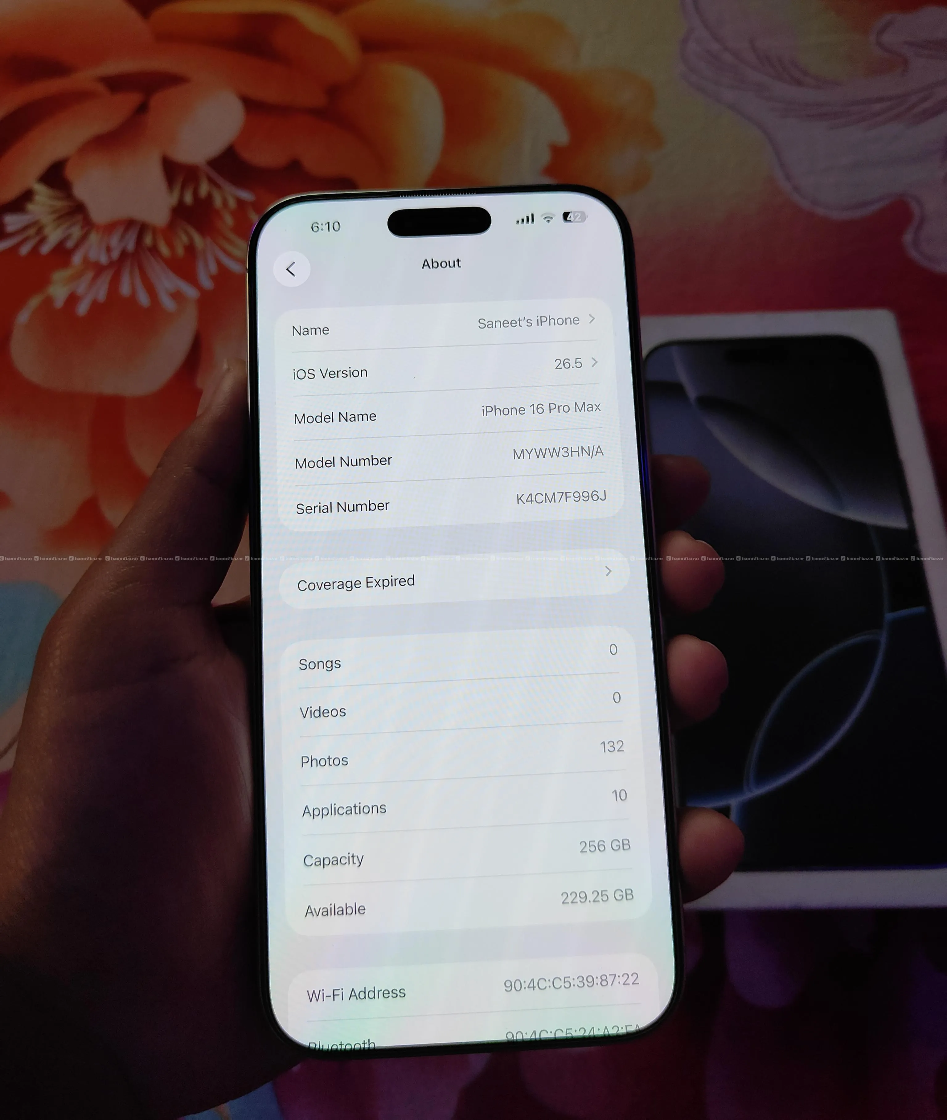 iPhone 16 Pro Max - 256GB / White Titanium 3