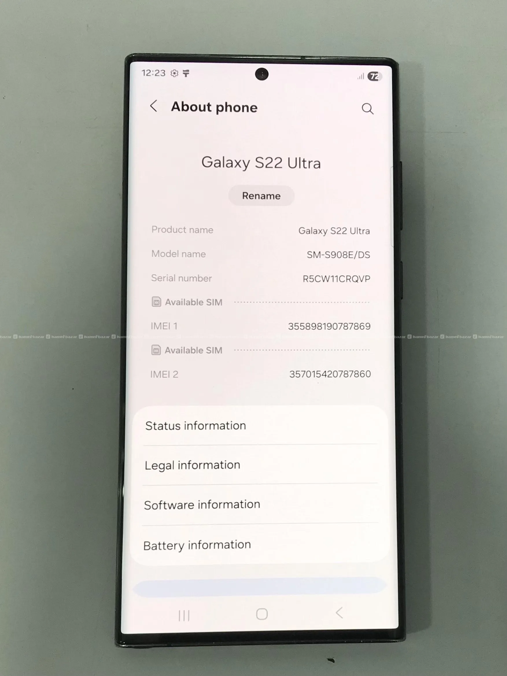 Galaxy S22 Ultra ( p5929 ) 2