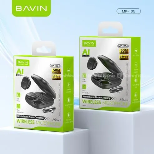 BAVIN MP105 Type C Dual Wireless Microphone 4