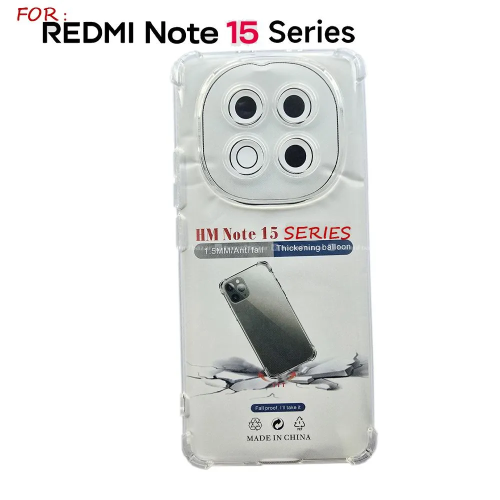 Case Redmi Note 15 Pro Plus + 5G Clear Phone Cover 3