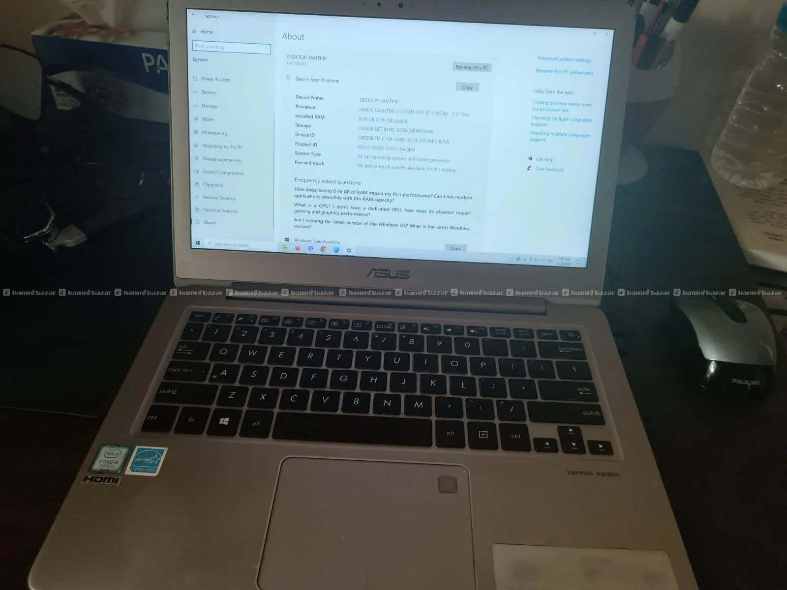 ASUS ZenBook UX330 Core i5 8GB RAM 256 GB SSD 4