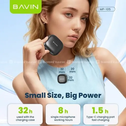 BAVIN MP105 Type C Dual Wireless Microphone 8
