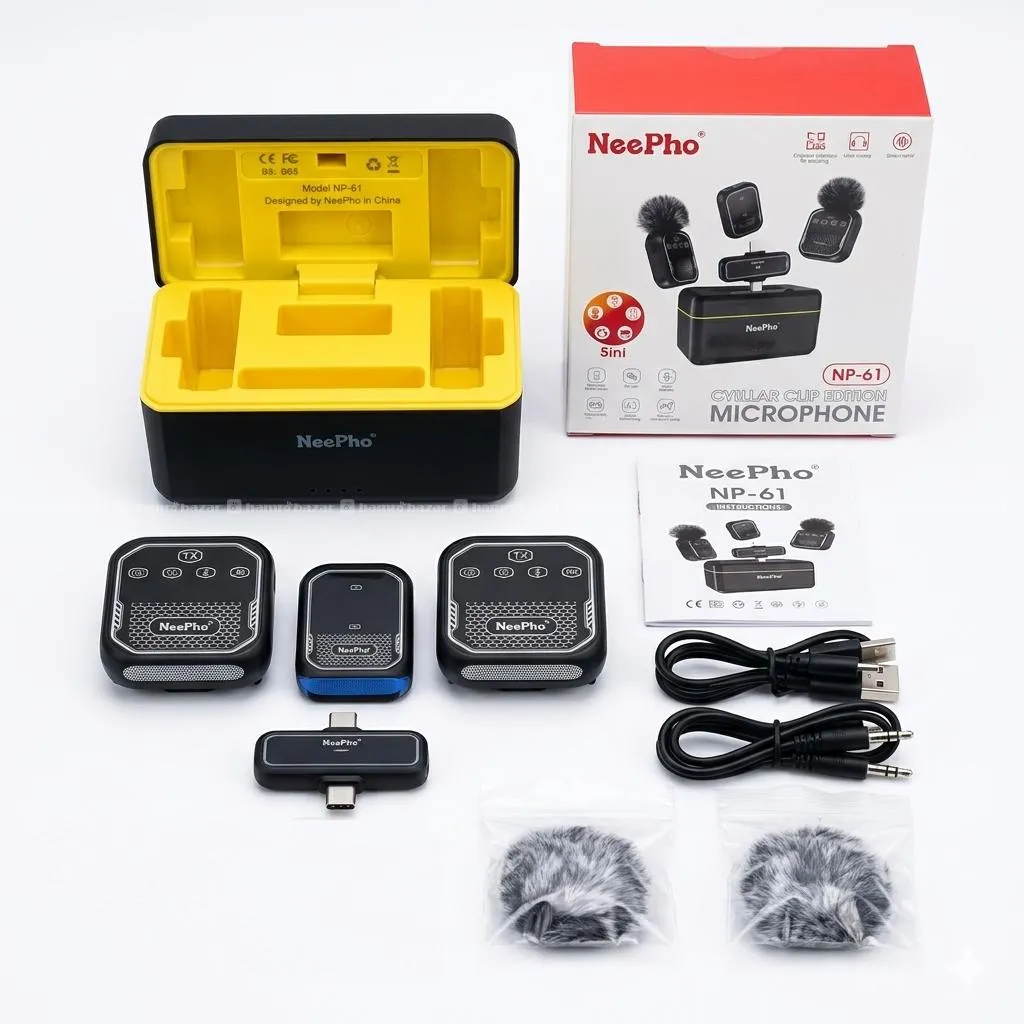 Neepho NP61 Wireless Microphone For 3