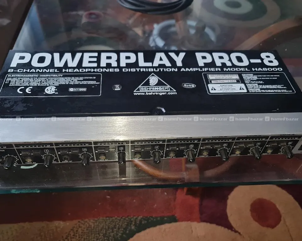 Behringer Powerplay HA8000 V2 8 channel phone mixin 7