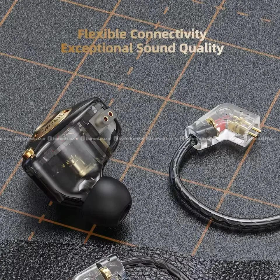 QKZ ENZO PRO 3.5mm Dynamic Drive IEM Earphone 2