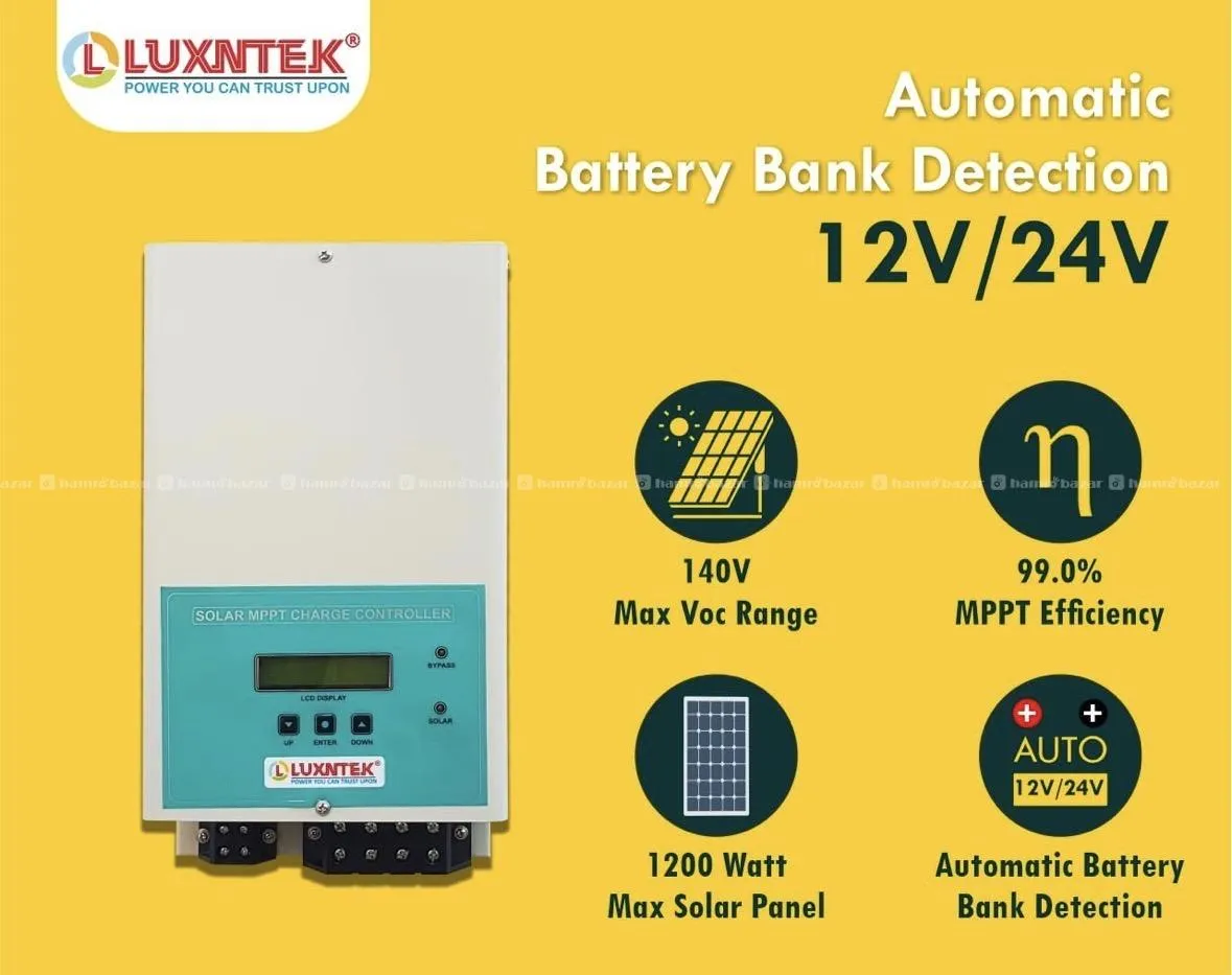 Luxntek MPPT solar charge controller 3
