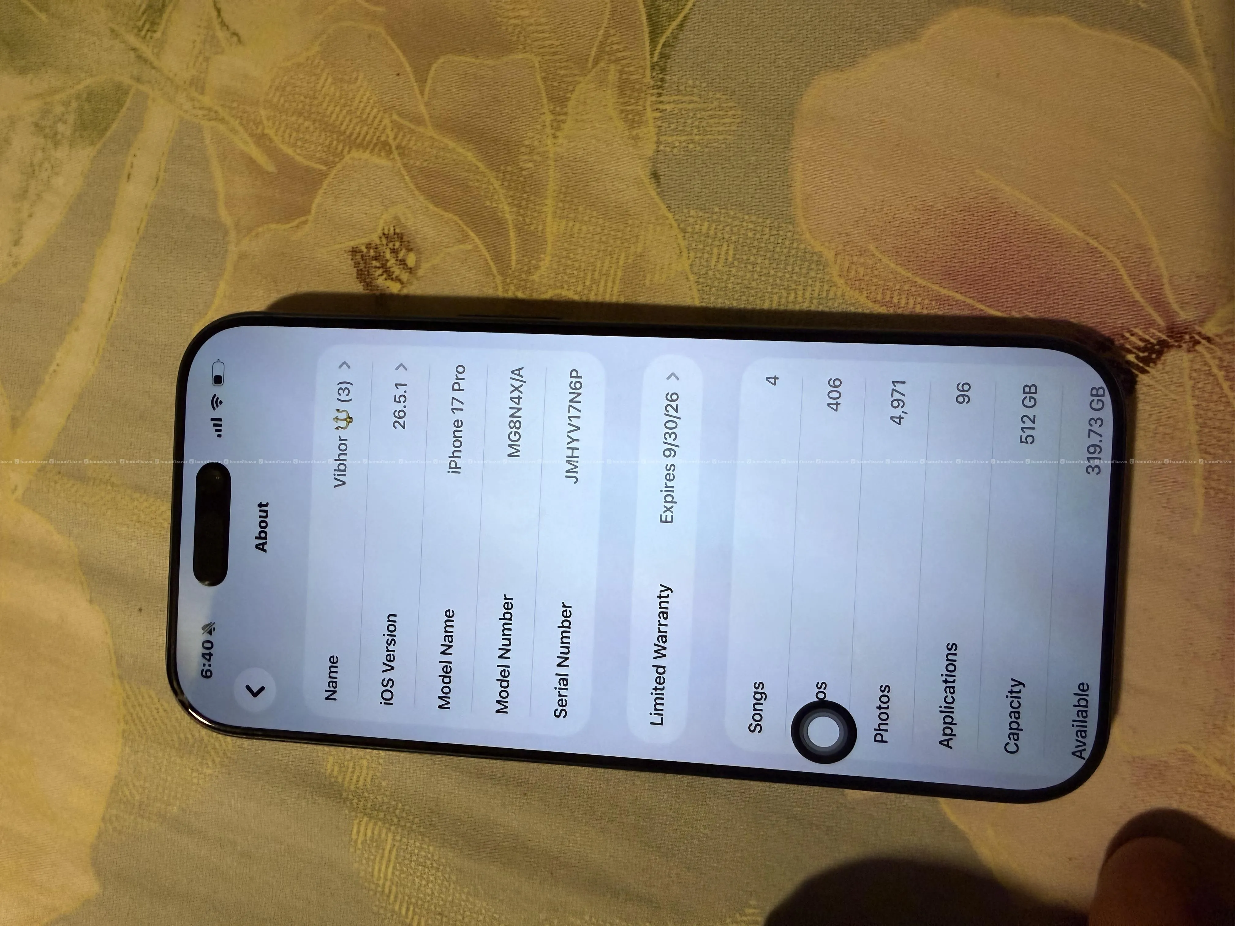 📱 FOR SALE | iPhone 17 Pro – Blue | 512GB With Bi 3