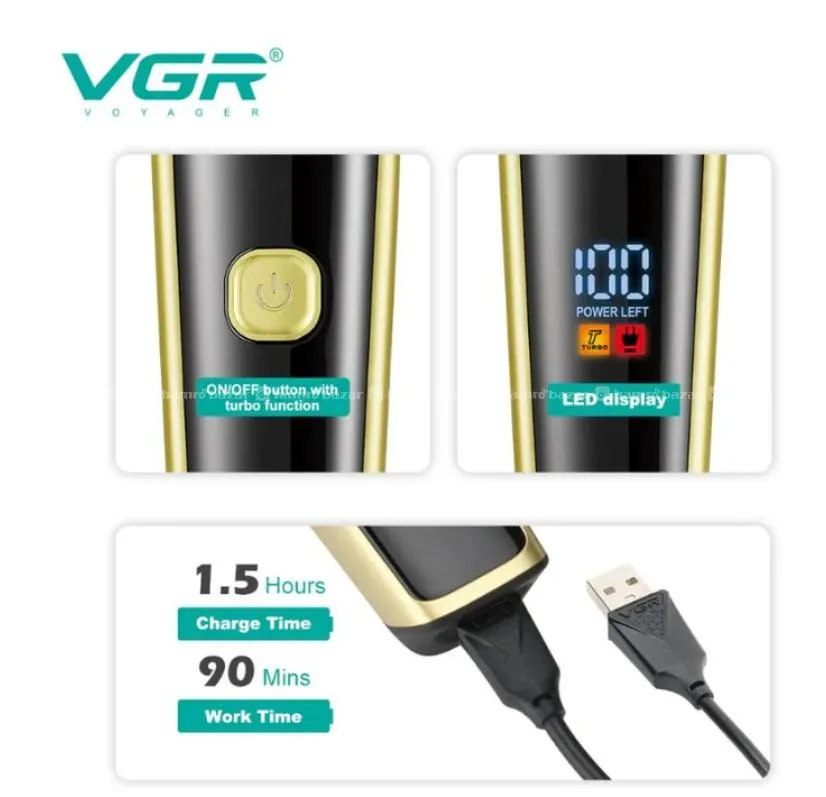 VGR V366 Professional 3-in-1 Trimmer Shaver 4