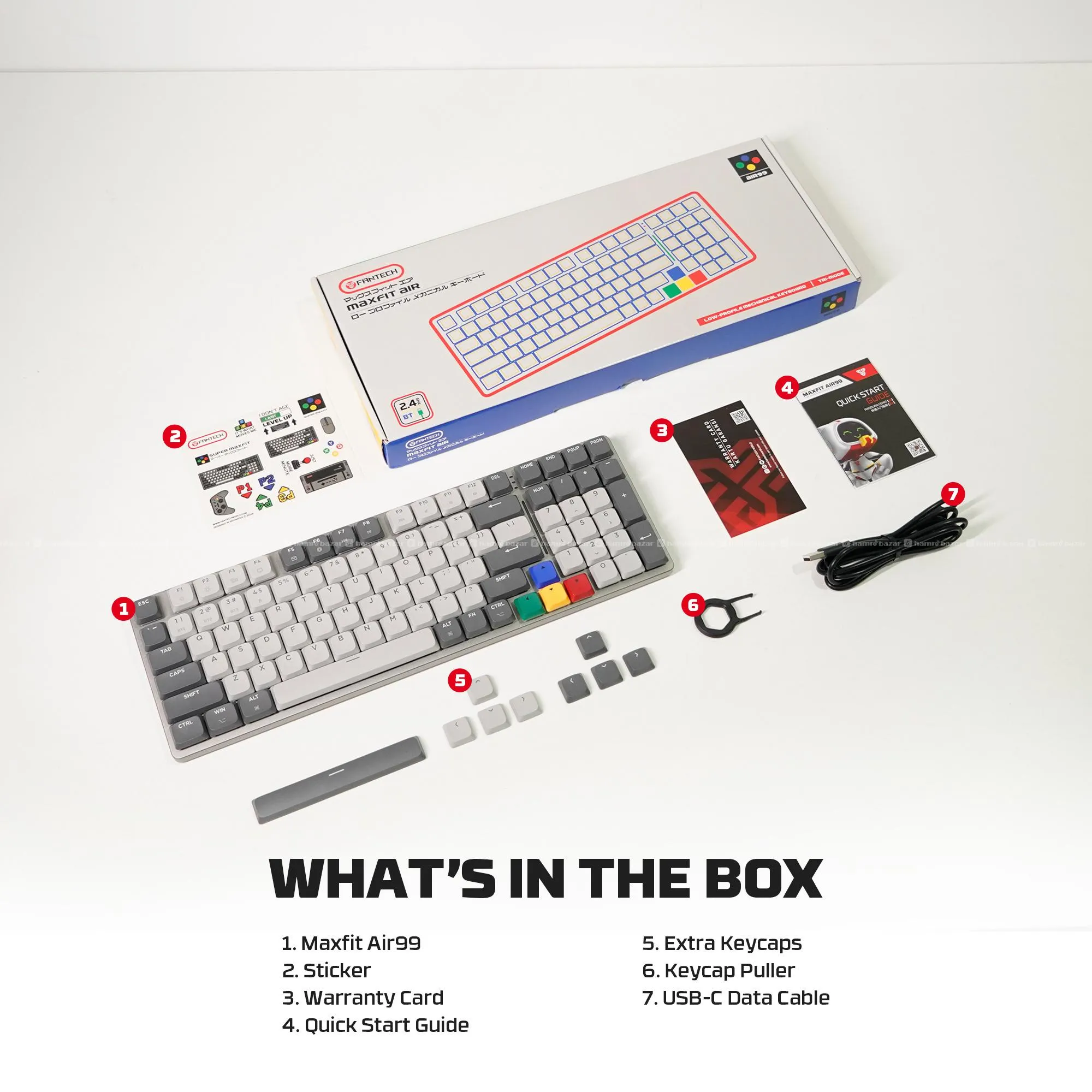 FANTECH SUPER MAXFIT AIR99 MK916 95% keyboard 2