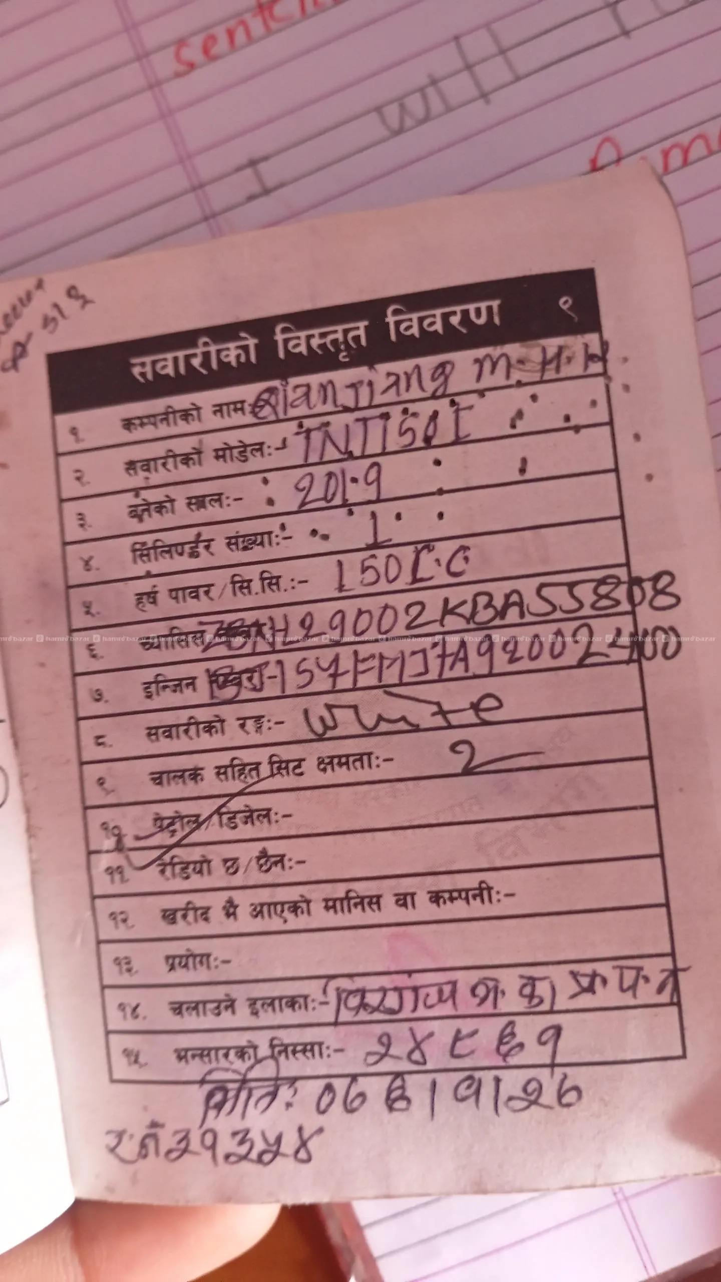 Urgent sell benili bike 3