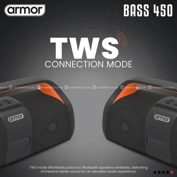 Armor Bass 450 Bluetooth Speaker 20W 2