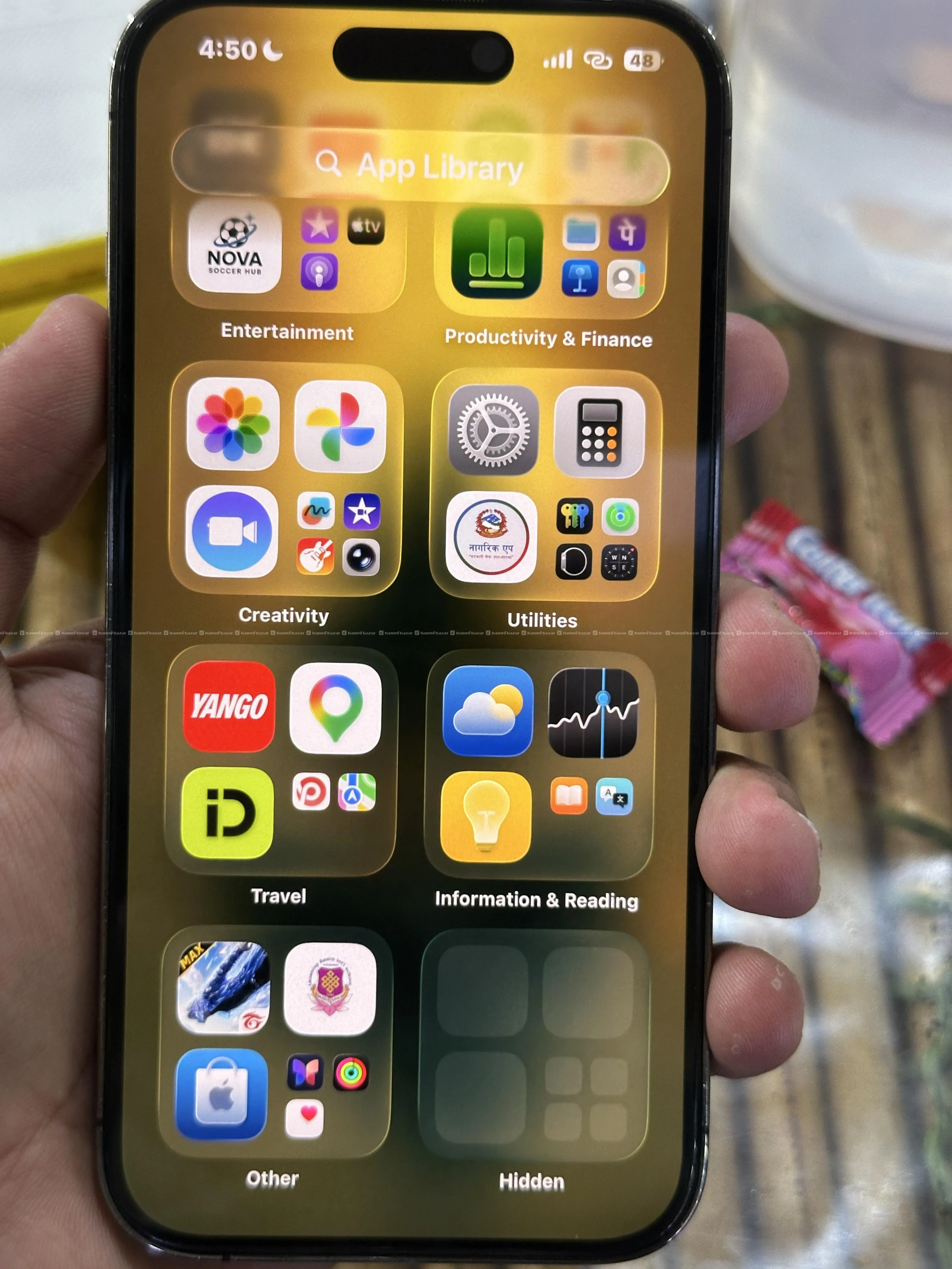 iphone 14 pro max deep purple color ,87 bh 4