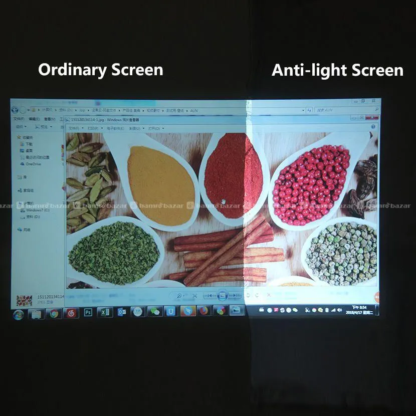 100 Inch Anti-Light Foldable Projector Screen 3